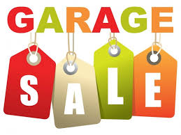 garage sale tags colored